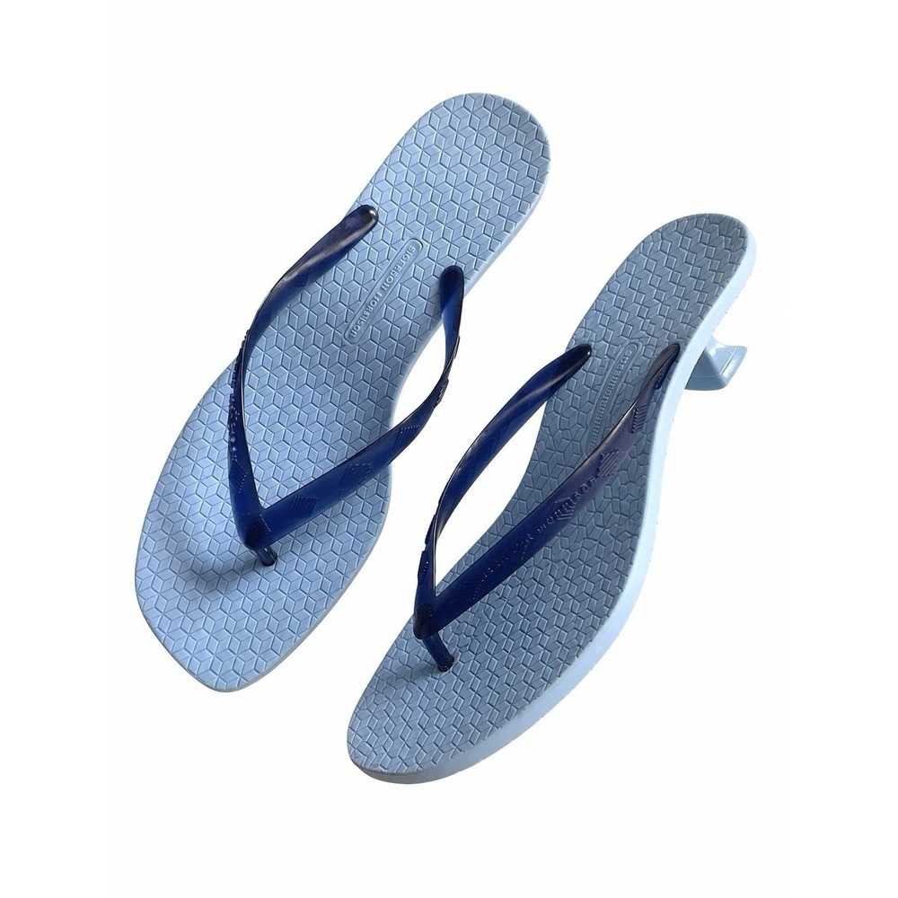Sigerson Morrison Y2K Jelly Kitten Heel Flip Flop Sandals Pastel Resortcore 42